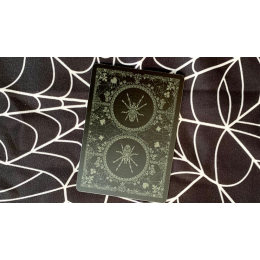 BICYCLE SPIDER GREEN GILDED PLAYING CARDS