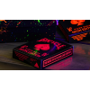 BICYCLE STAR-FIRE PINK NEON PLAYING CARDS