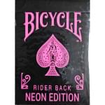BICYCLE STAR-FIRE PINK NEON PLAYING CARDS