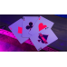 BICYCLE STAR-FIRE PINK NEON PLAYING CARDS