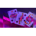 BICYCLE STAR-FIRE PINK NEON PLAYING CARDS