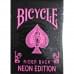 BICYCLE STAR-FIRE PINK NEON PLAYING CARDS