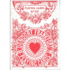 FOUR CONTINENTS RED PLAYING CARDS