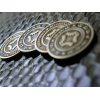 HALF DOLLAR GRINDER COIN BRONZE BY MECHANIC INDUSTRIES