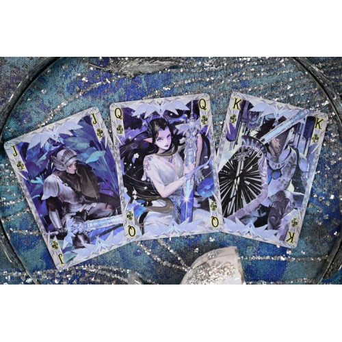 KING ARTHUR V2 (SILVER FAIRYLAND) PLAYING CARDS BY KING STAR
