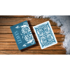 LEAVES WINTER BLUE PLAYING CARDS