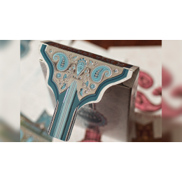 MARKED PAISLEY TON SUR TON POUDRE BLUE PLAYING CARDS