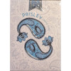 MARKED PAISLEY TON SUR TON POUDRE BLUE PLAYING CARDS