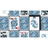 MARKED PAISLEY TON SUR TON POUDRE BLUE PLAYING CARDS
