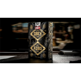 OBEY GOLD PLAYING CARDS BY THEORY11