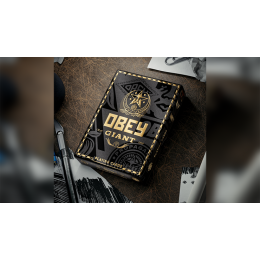 OBEY GOLD PLAYING CARDS BY THEORY11