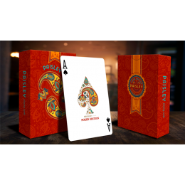 PAISLEY POKER RED
