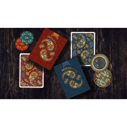 PAISLEY POKER RED