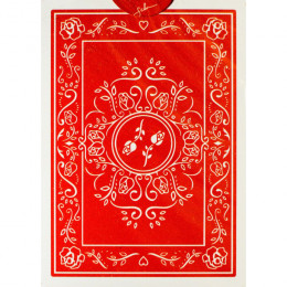RED ROSES PLAYING CARDS BY DANIEL SCHNEIDER