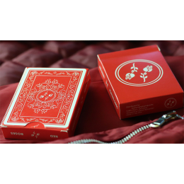 RED ROSES PLAYING CARDS BY DANIEL SCHNEIDER