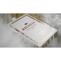 REGALIA WHITE PLAYING CARDS BY SHIN LIM