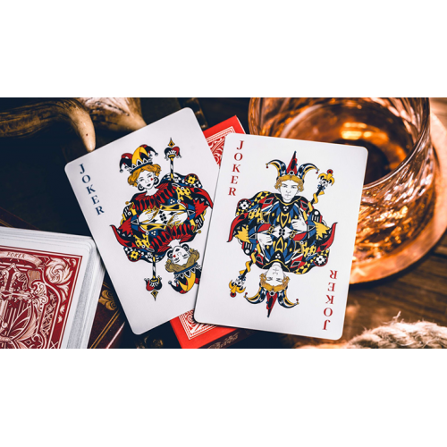 SANCTUARY RED PLAYING CARDS