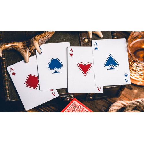 SANCTUARY RED PLAYING CARDS