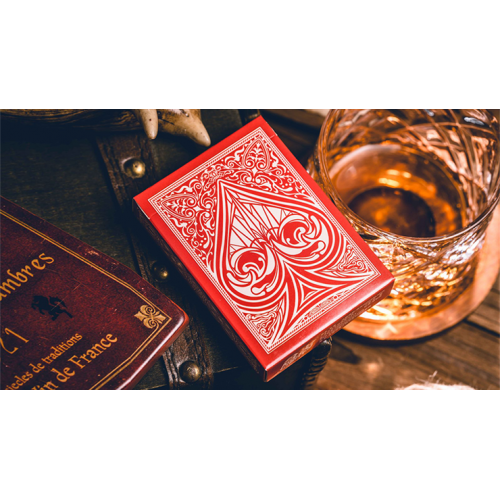 SANCTUARY RED PLAYING CARDS