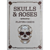 SKULLS AND ROSES PLAYING CARDS