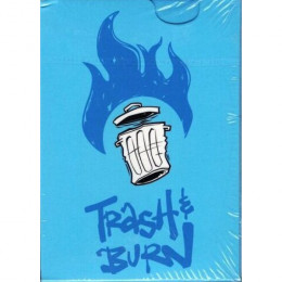 TRASH AND BURN (BLUE) PLAYING CARDS