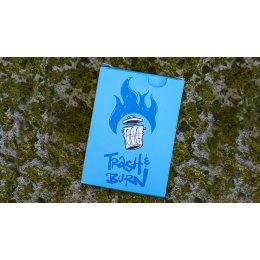 TRASH AND BURN (BLUE) PLAYING CARDS