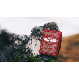 VISA RED PLAYING CARDS