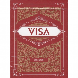 VISA RED PLAYING CARDS
