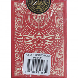 OBEY RED EDITION PLAYING CARDS BY THEORY11