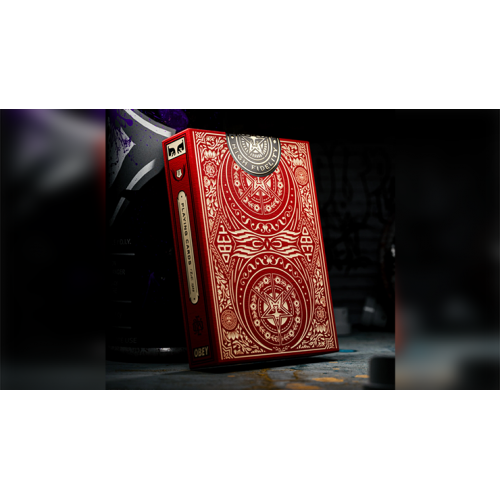 Игральные карты OBEY RED EDITION PLAYING CARDS BY THEORY11