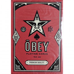 OBEY RED EDITION PLAYING CARDS BY THEORY11