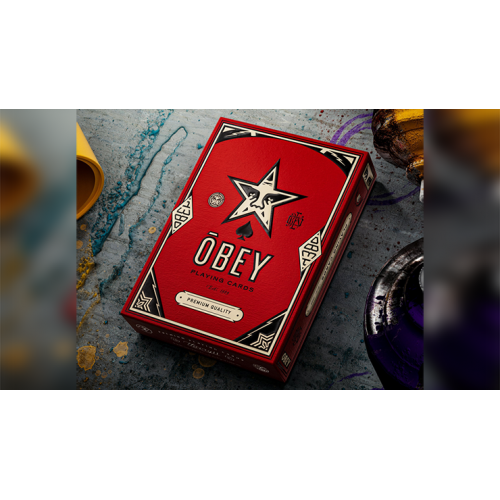 Игральные карты OBEY RED EDITION PLAYING CARDS BY THEORY11