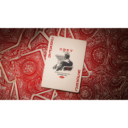 OBEY RED EDITION PLAYING CARDS BY THEORY11